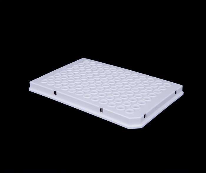 0.1ml 96孔 PCR板（白色，半裙边）