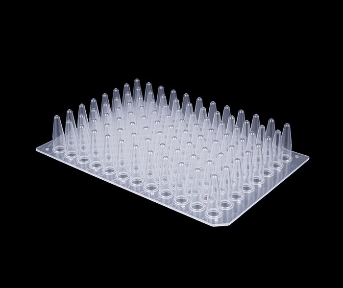 0.2ml 96孔 PCR板（透明，无裙边）