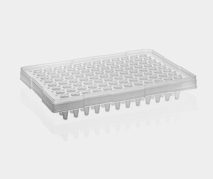 0.2ml 96孔 PCR板（透明，半裙边，ABI）