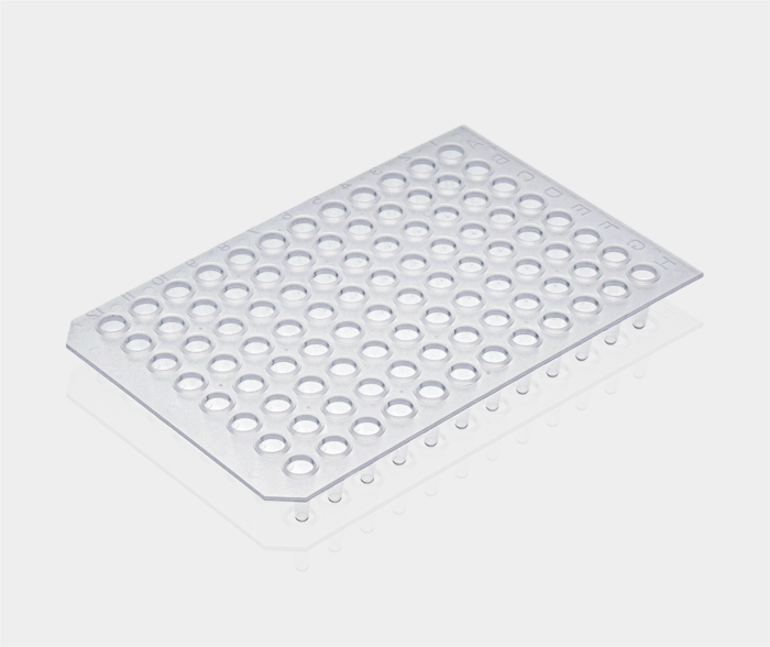 0.2ml 96孔 PCR板（透明，无裙边）